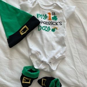 My First St Patrick’s Matching Set for Girls or Boys (6 Months)